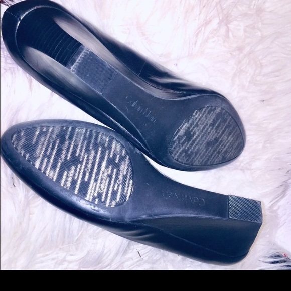 black wedges women size 11 - Picture 5 of 8